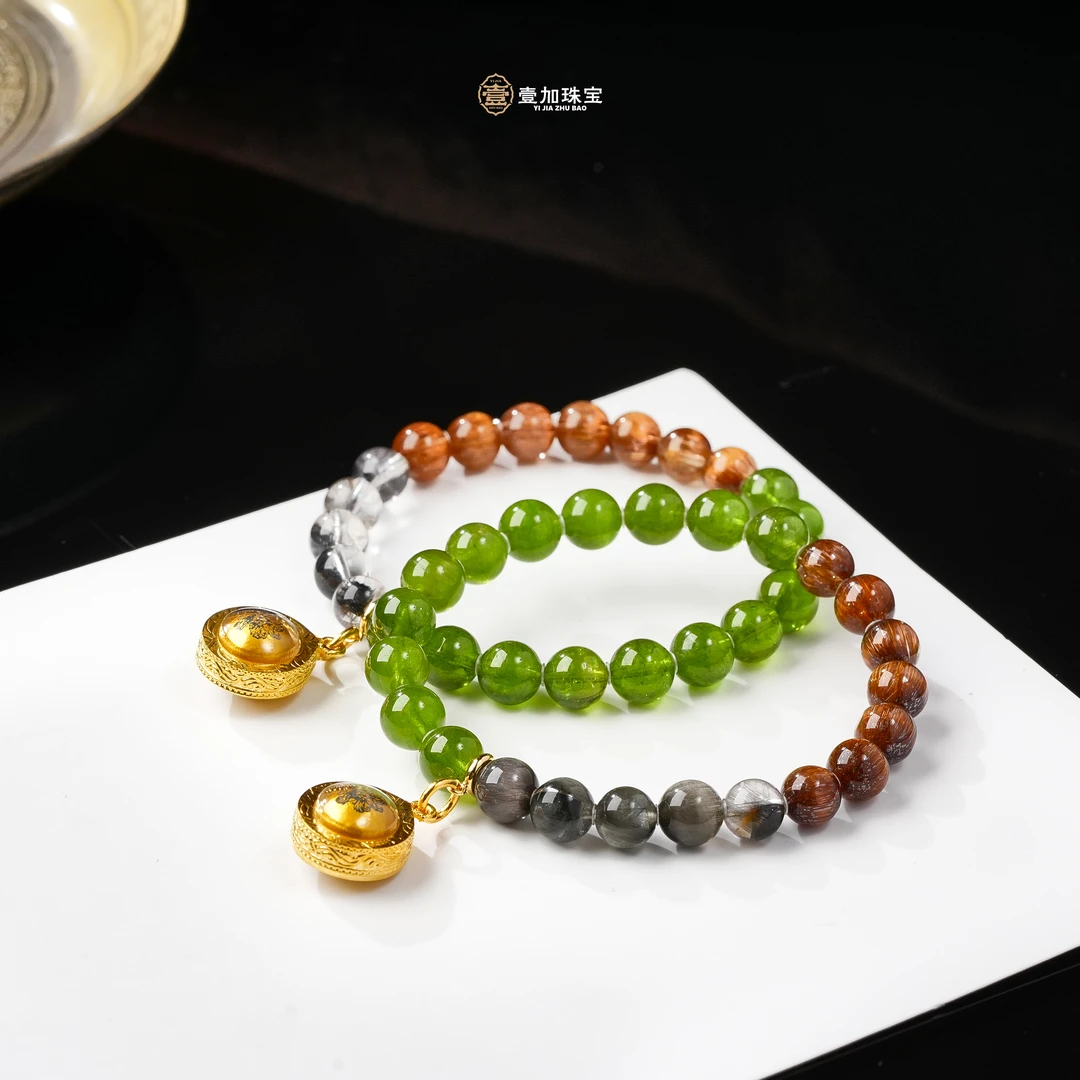 壹加师姐｜手工设计聚C吸金高品水晶多宝手串多样性发一7976n