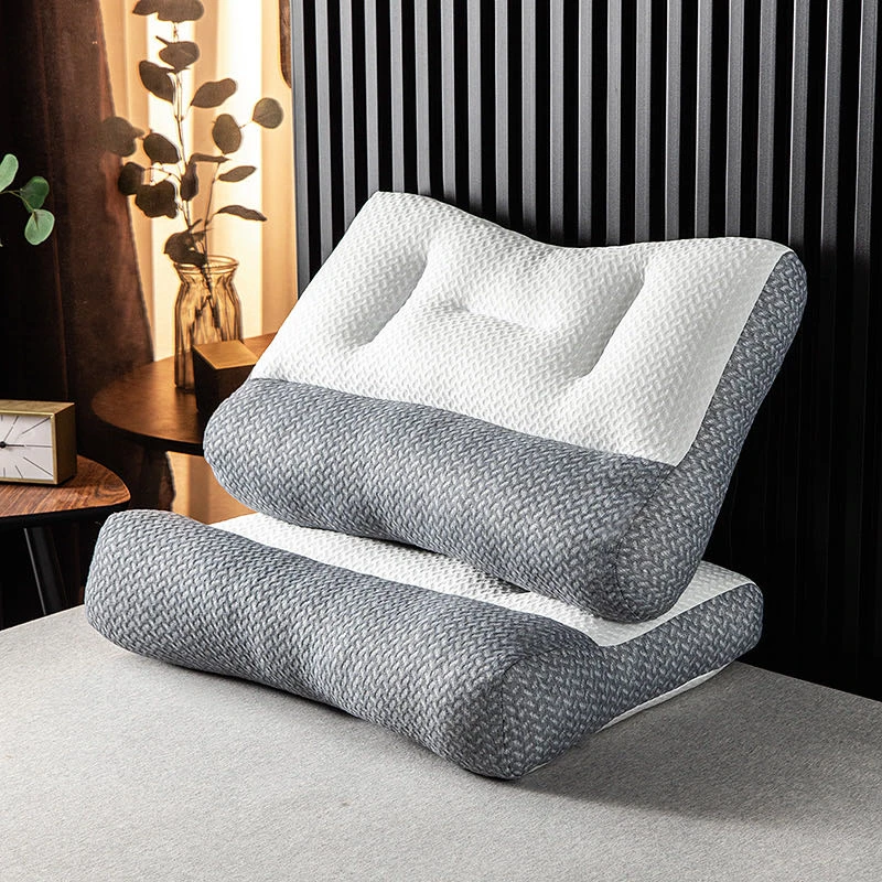 护颈枕反弓拉伸反向牵引枕头分区助眠枕芯家用护颈枕一对