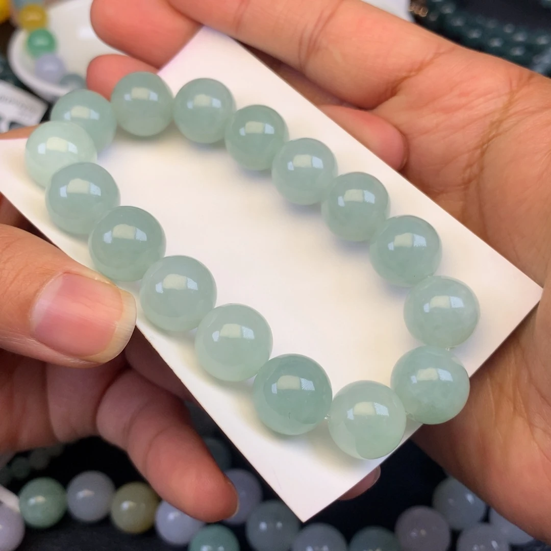 百***樂翡翠未镶嵌颈饰天然缅甸翡翠A货卡12.6