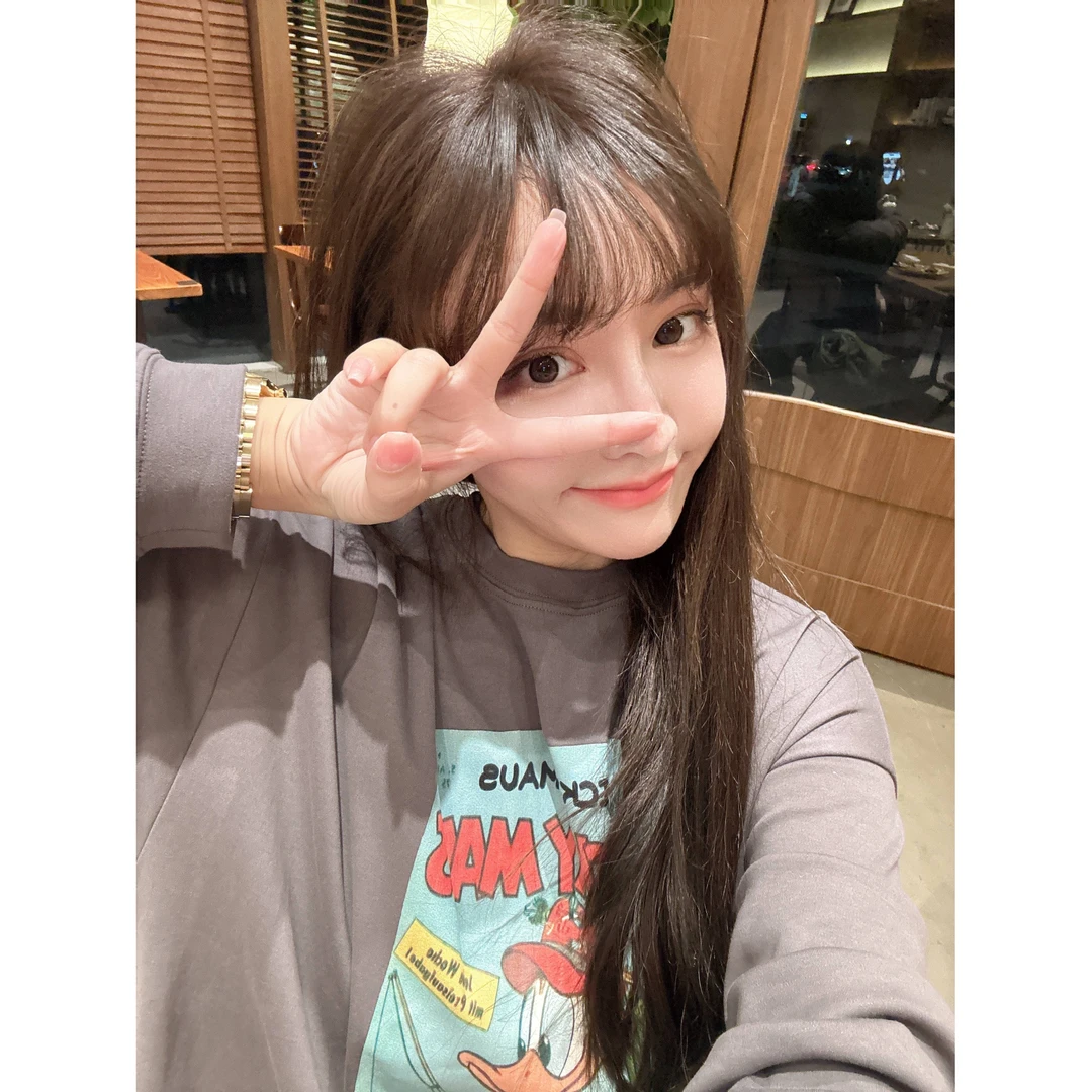 【HoorayLin】宠粉节9.16唐老鸭手册打底灰色t原创定制长袖#KK161