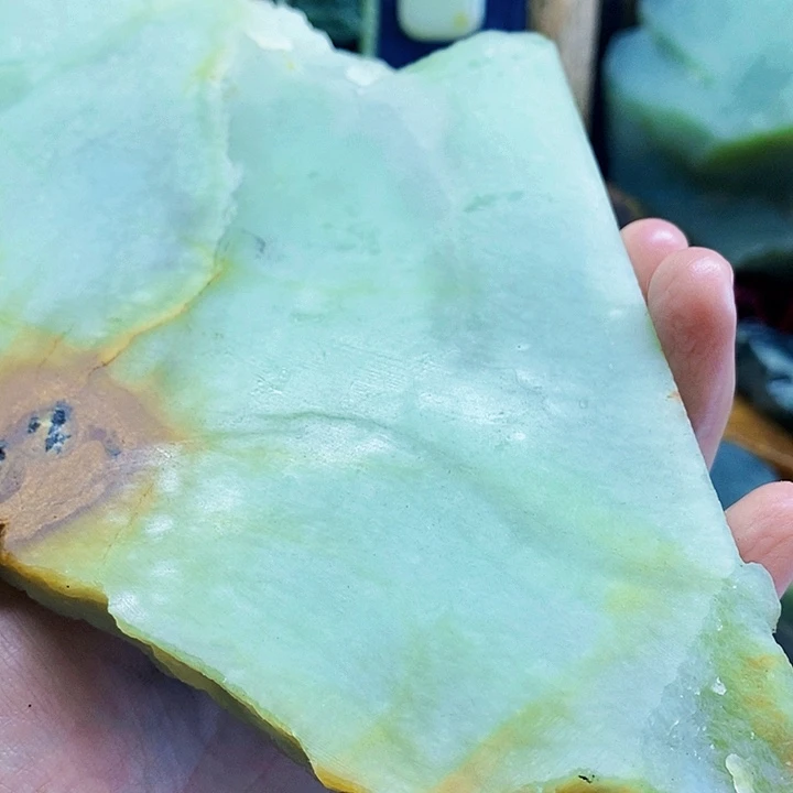 蛇纹石玉未镶嵌岫玉天然无*