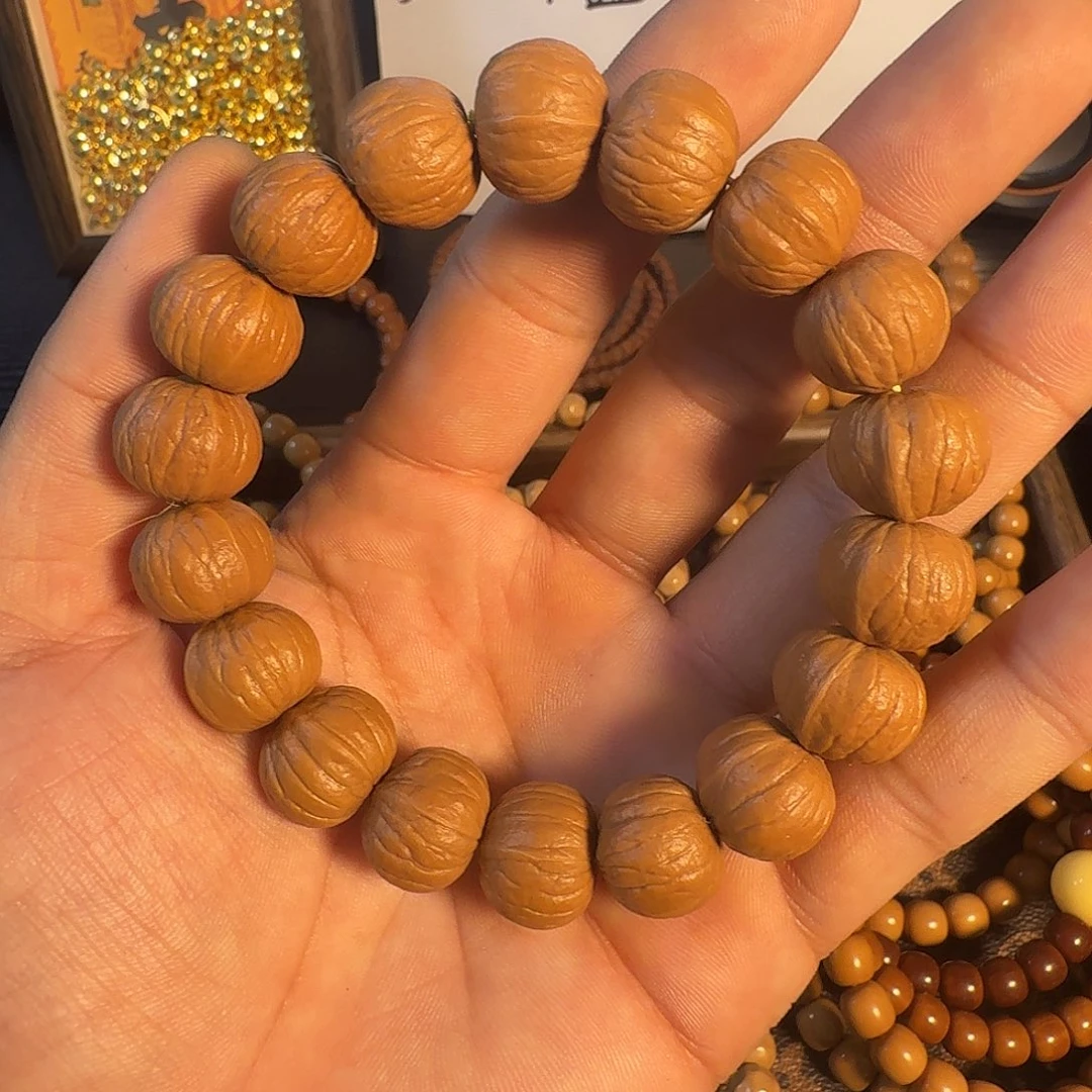 吊坠猴头核桃双歧南瓜猴头手串原皮原色