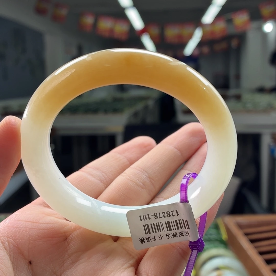 和田玉未镶嵌手镯5455