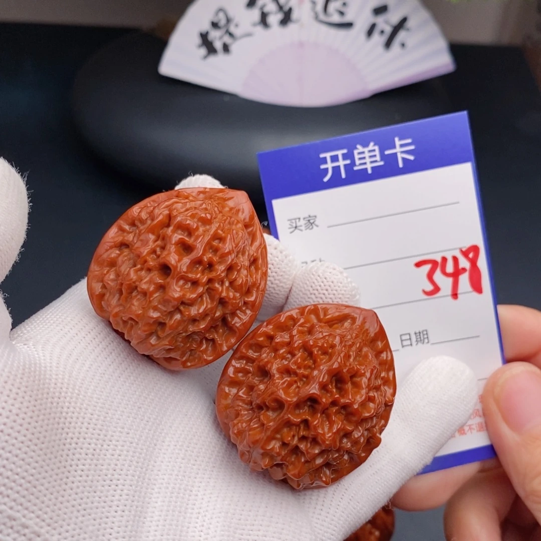 把件文玩核桃38官帽348