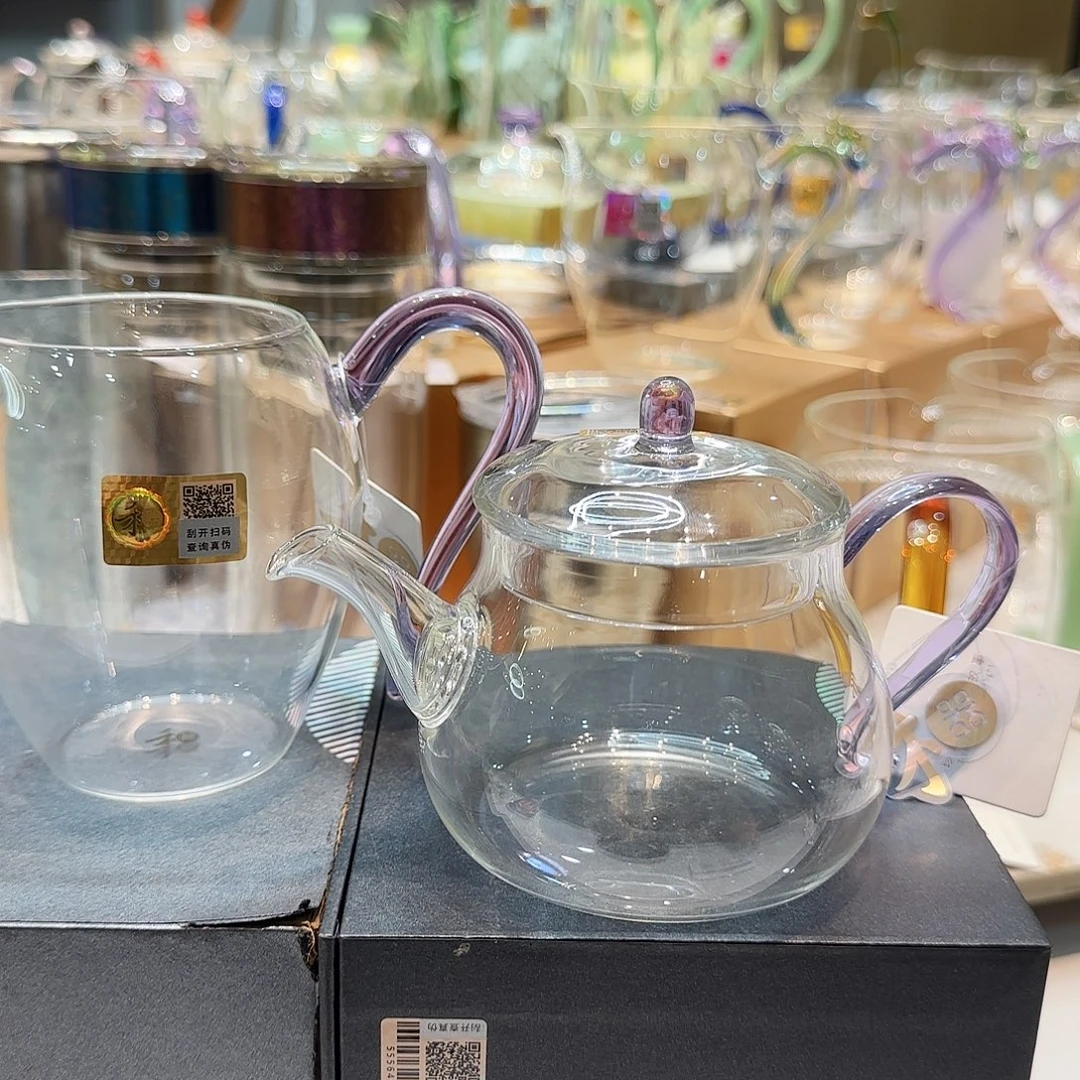 灰***~禾器怡然浅紫色➕青云壶浅紫色