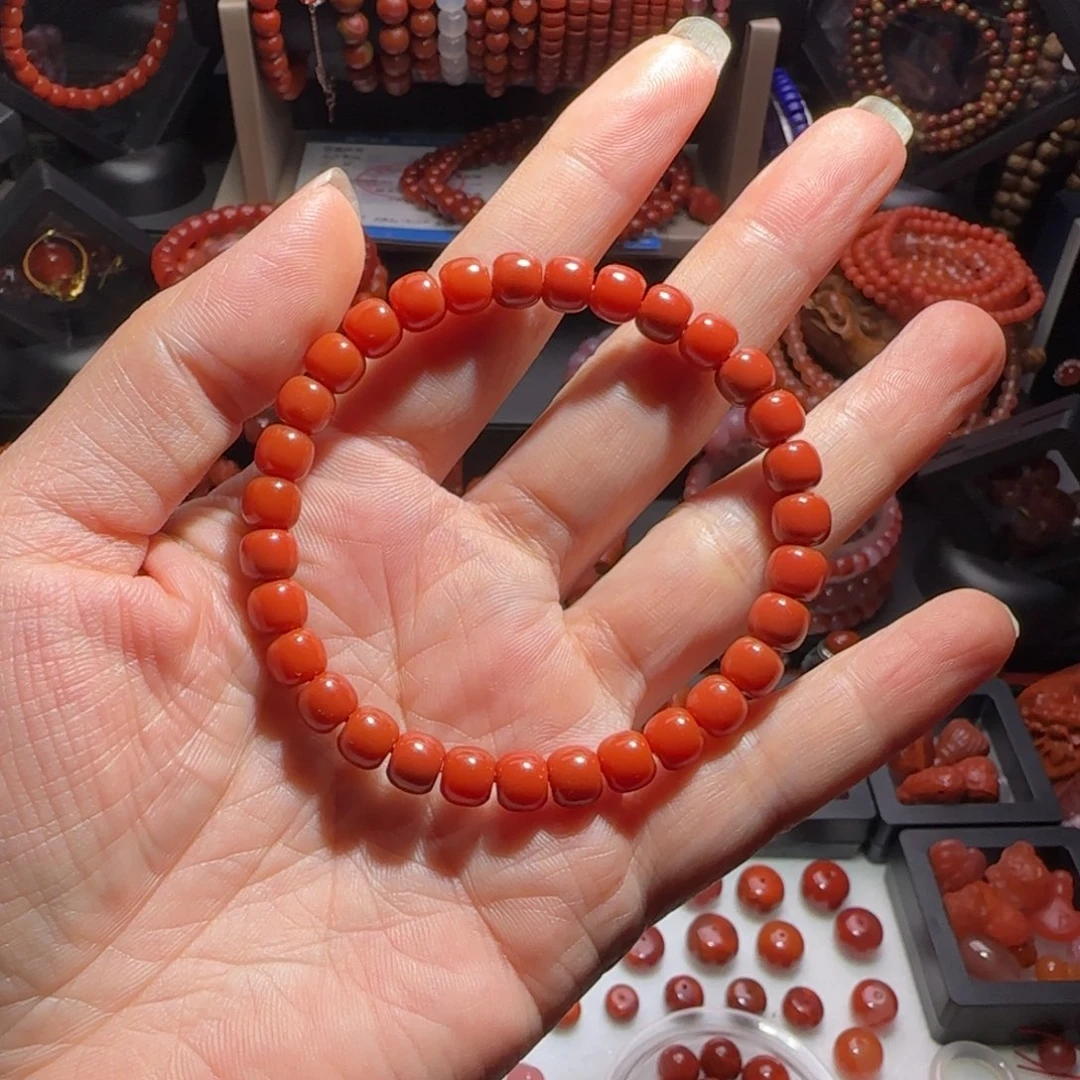 手串未镶嵌南红玛瑙