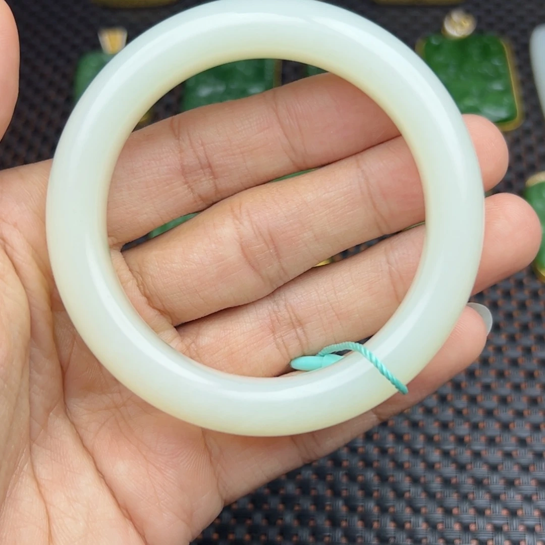 和田玉未镶嵌挂件55-56