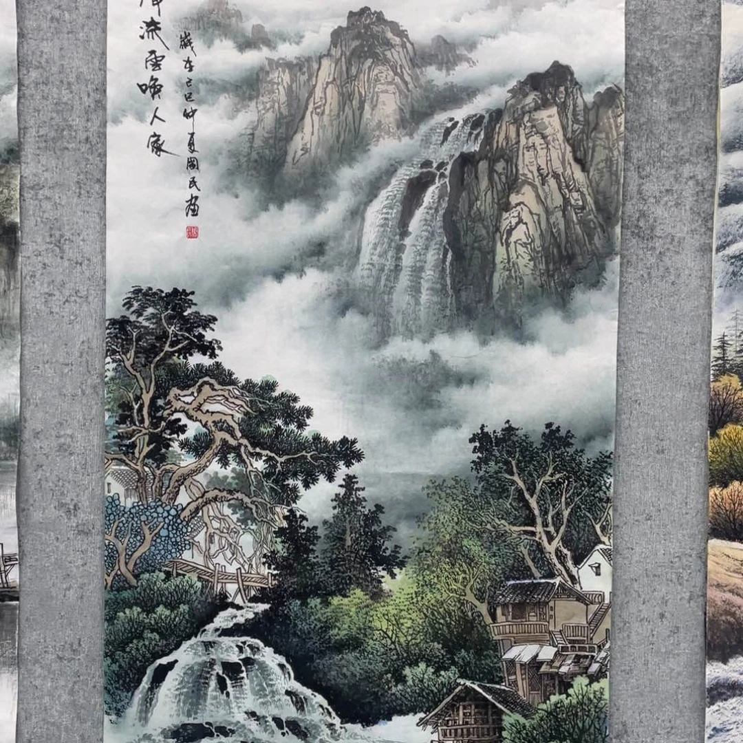 国画建**胜绘画周国民画芯