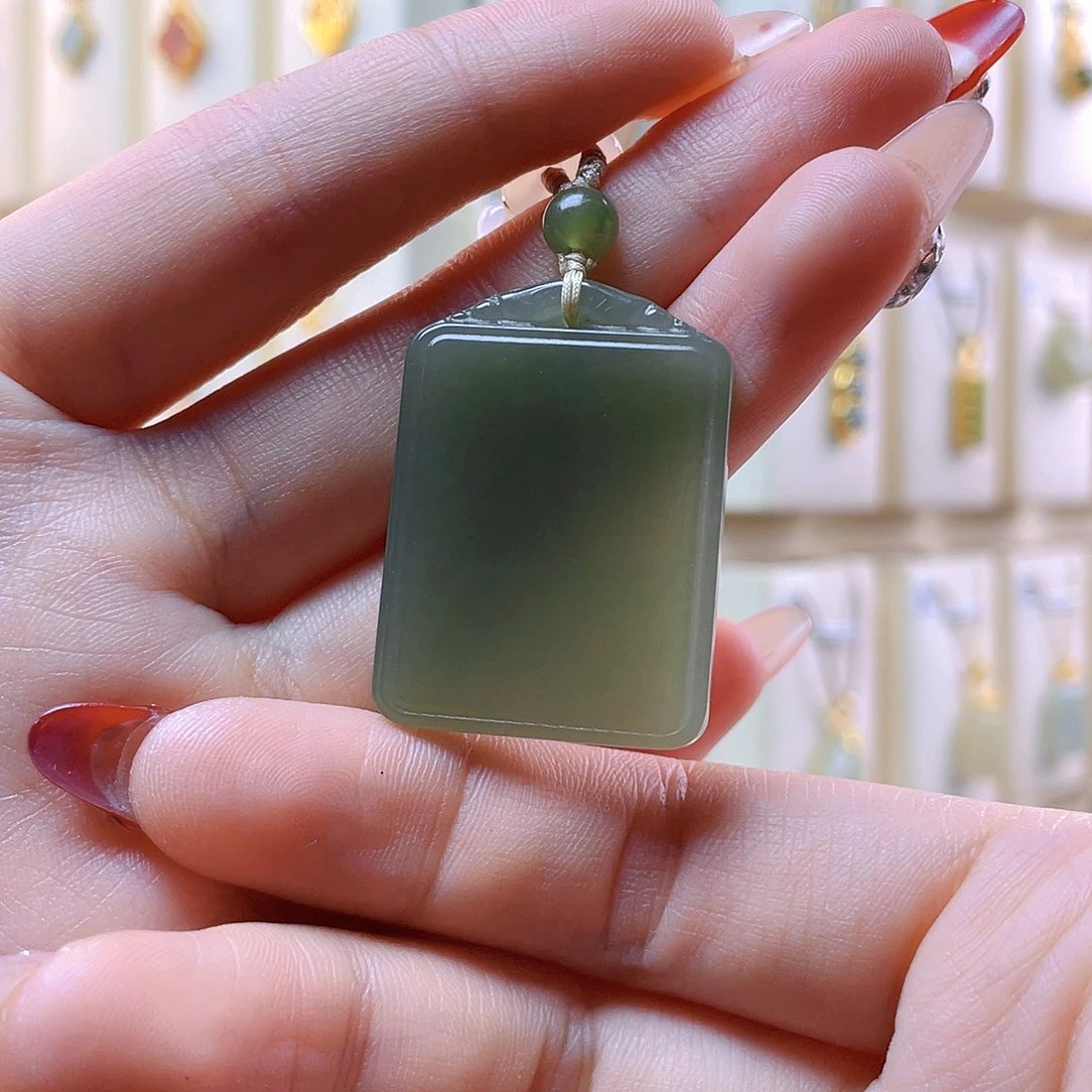 和田玉吊坠(赠链)未镶嵌宝*杭