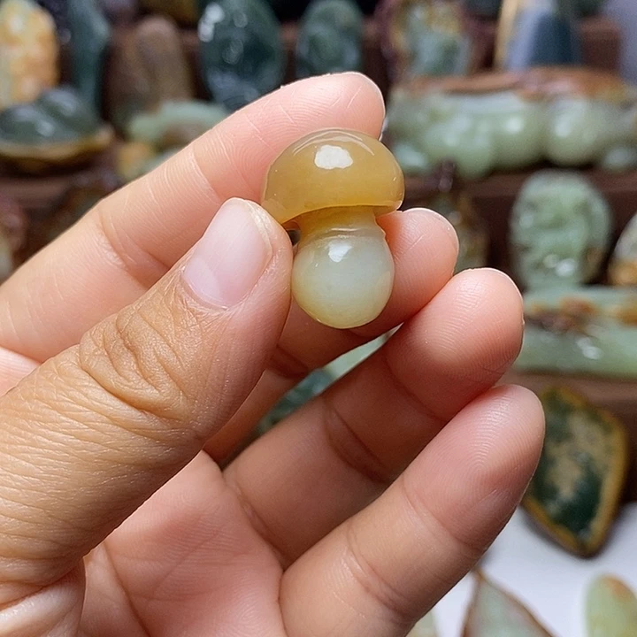 岫岩老玉（透闪石质玉）未镶嵌颈饰
