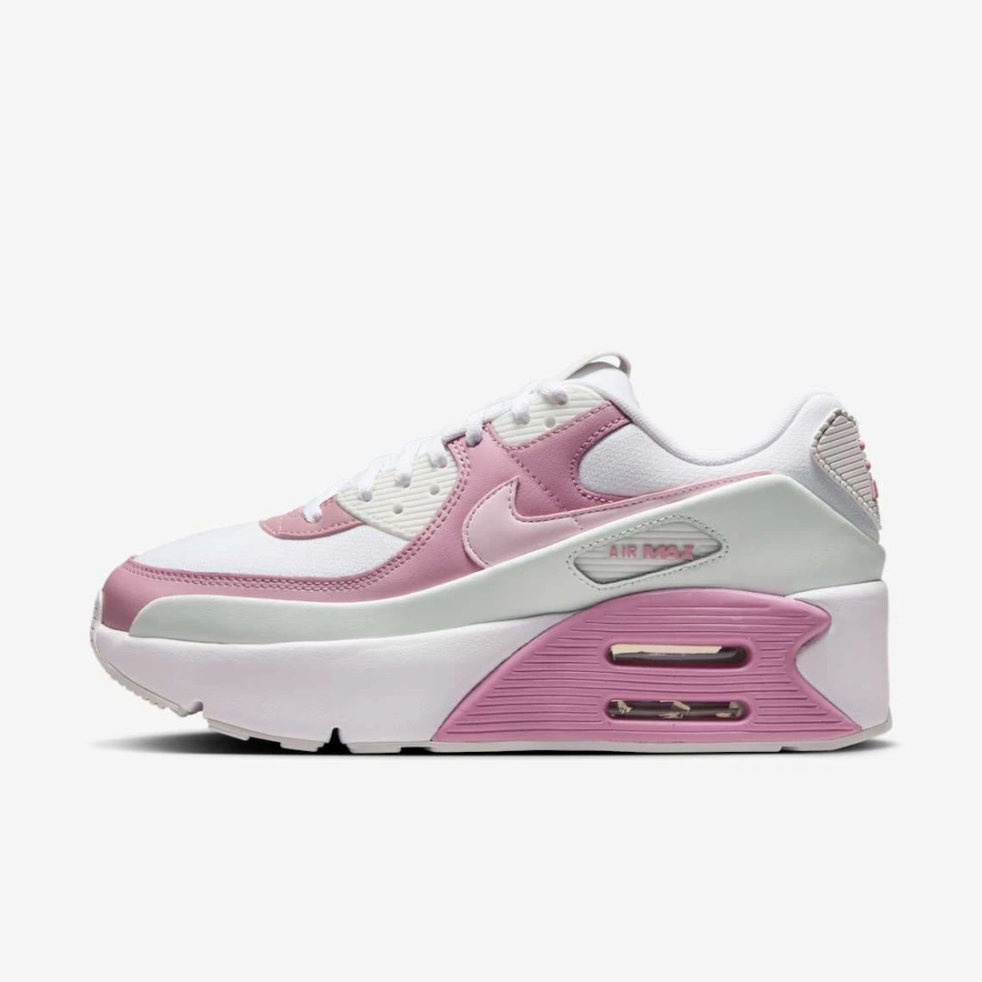 NIKE耐克 AIR MAX 90 LV8 女子复古厚底气垫休闲跑步鞋FD4328-110
