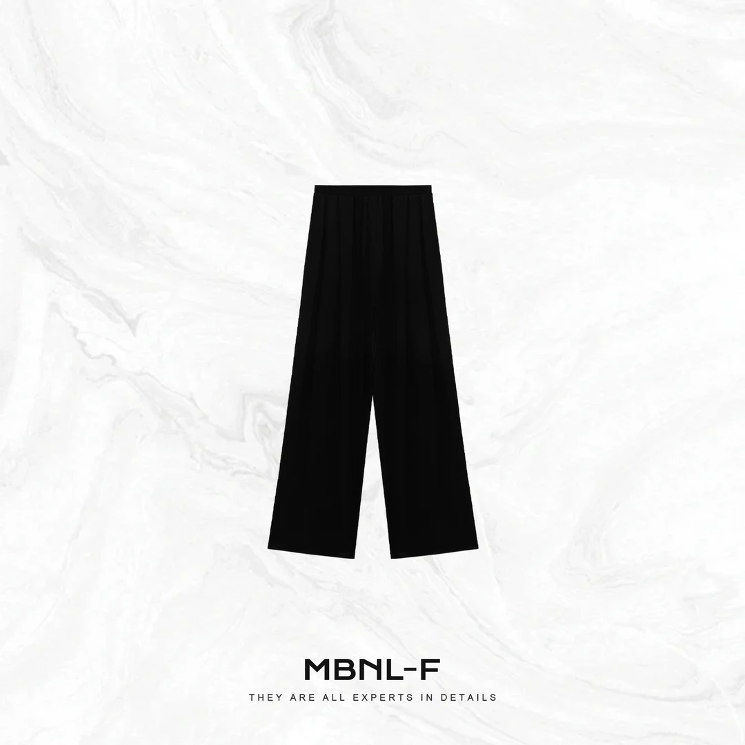 MBNL-F“铜氨丝” 重工高定冰凉感轻盈阔腿长裤 秦磊XM-XKZ1070