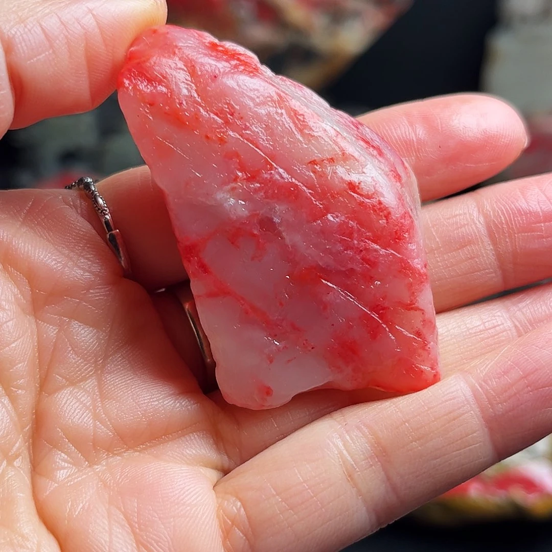 巴林石其他鸡血石原石