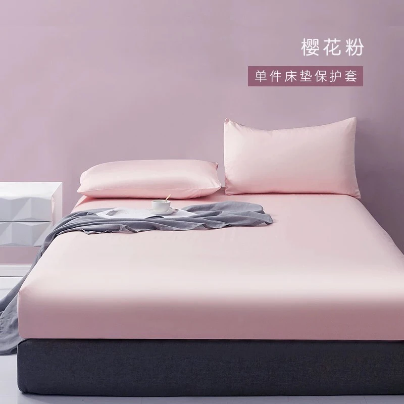 （单床笠）长绒棉净版纯色床笠180*200微瑕～E016