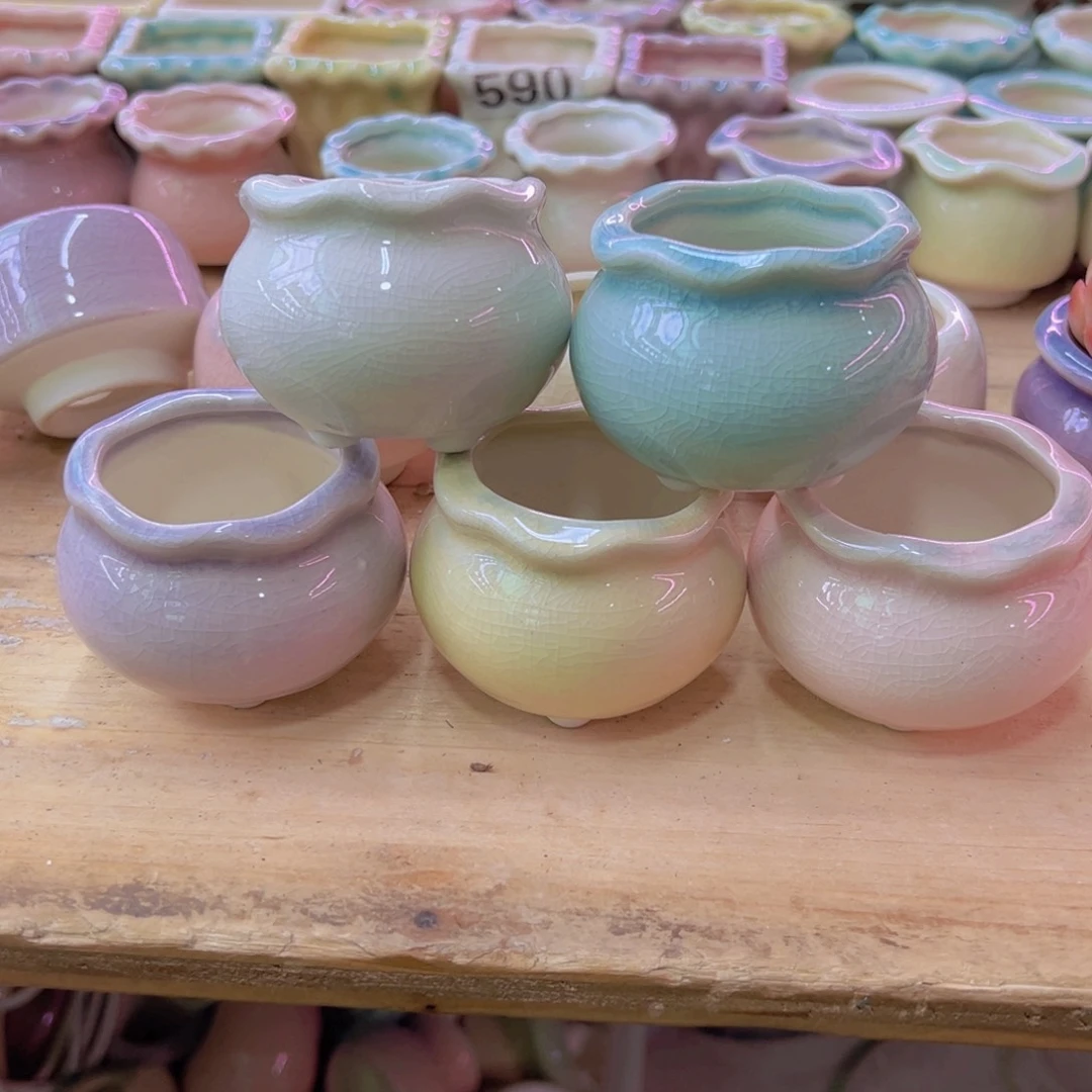 陶瓷花盆当场凑满12包邮