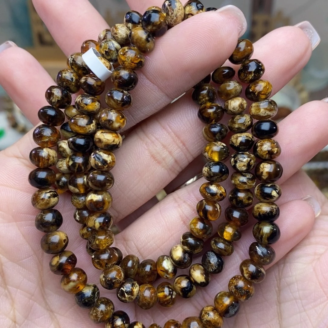 琥珀未镶嵌手链6➕