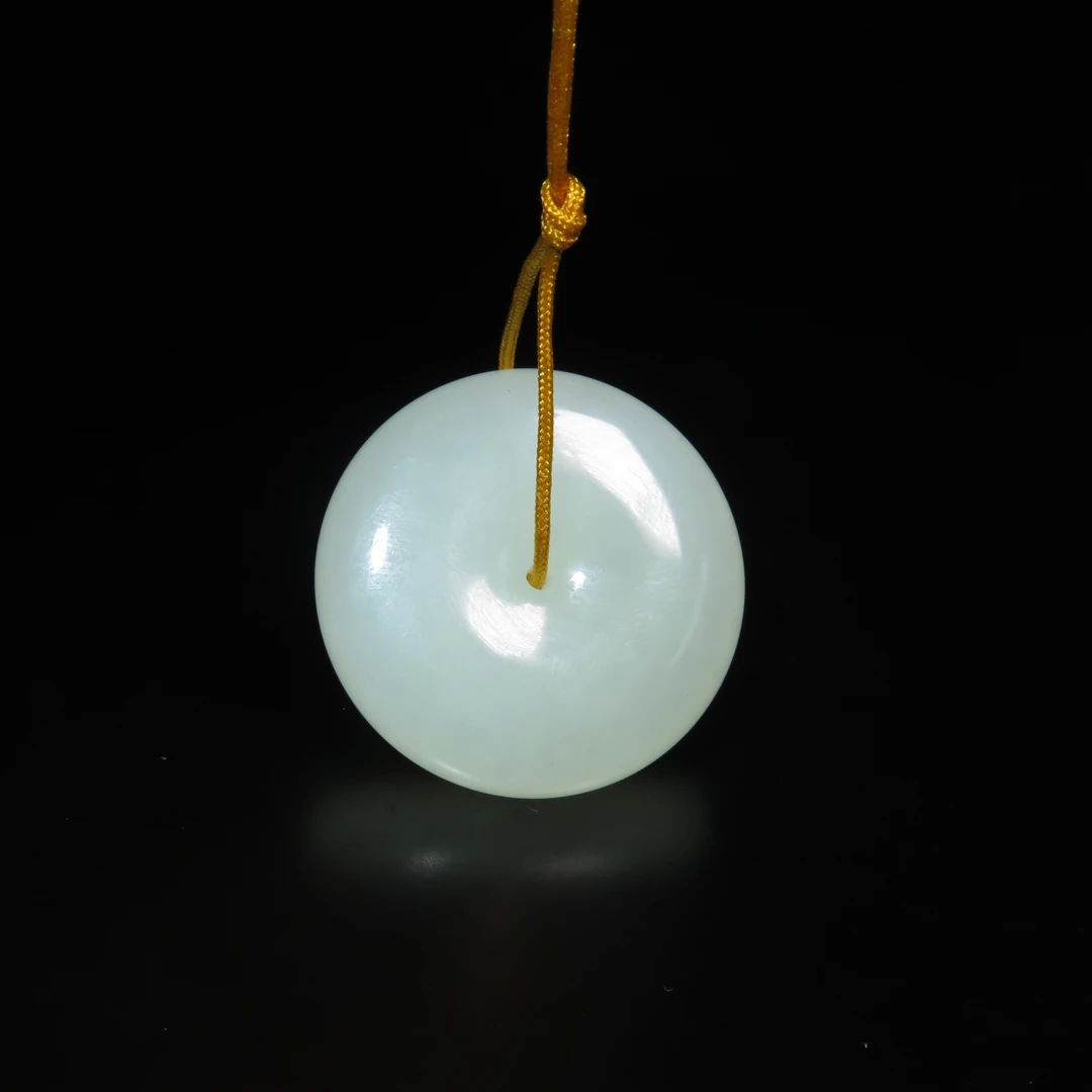 民国玉平安扣/MZ014204/和田玉/民族文物