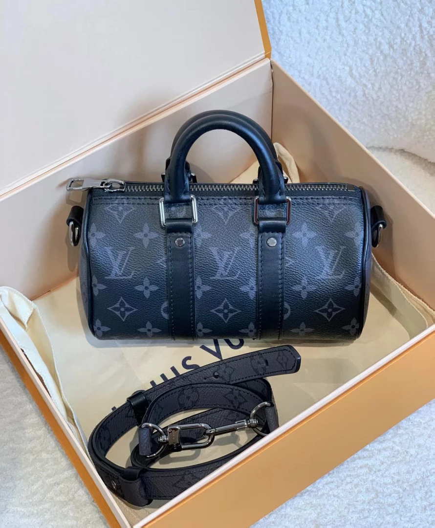 99新 LouisVuitton/路易威登 壹臻/黑老花keepall xs包 47289840
