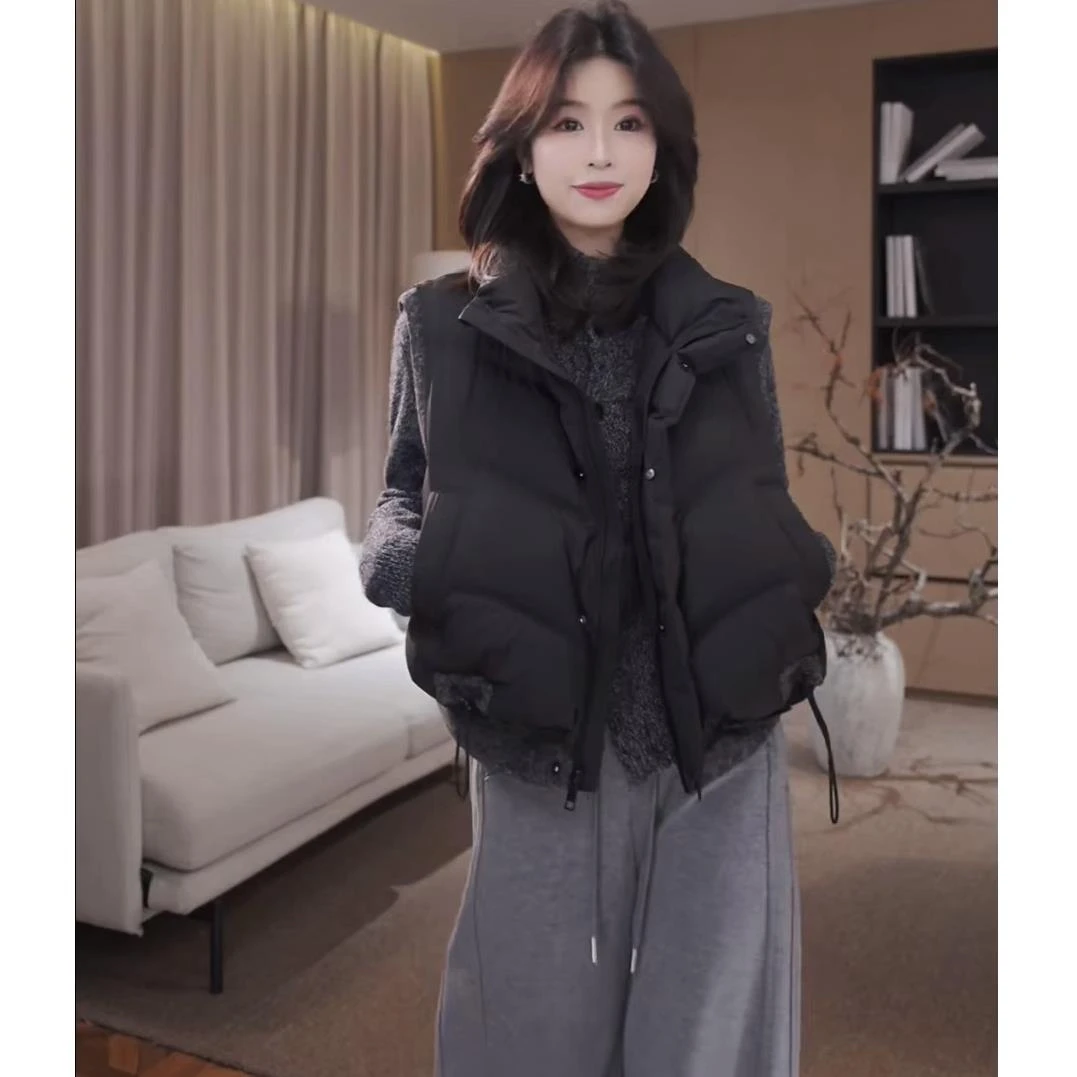 马甲2025新款今年流行爆款韩系时尚别致超好看夹棉加厚通勤外套女