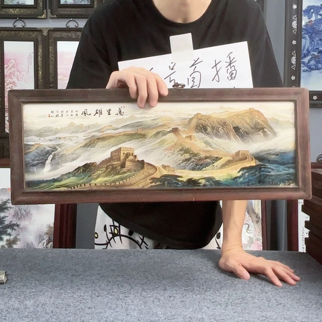 摆件景德镇陶瓷瓷板画