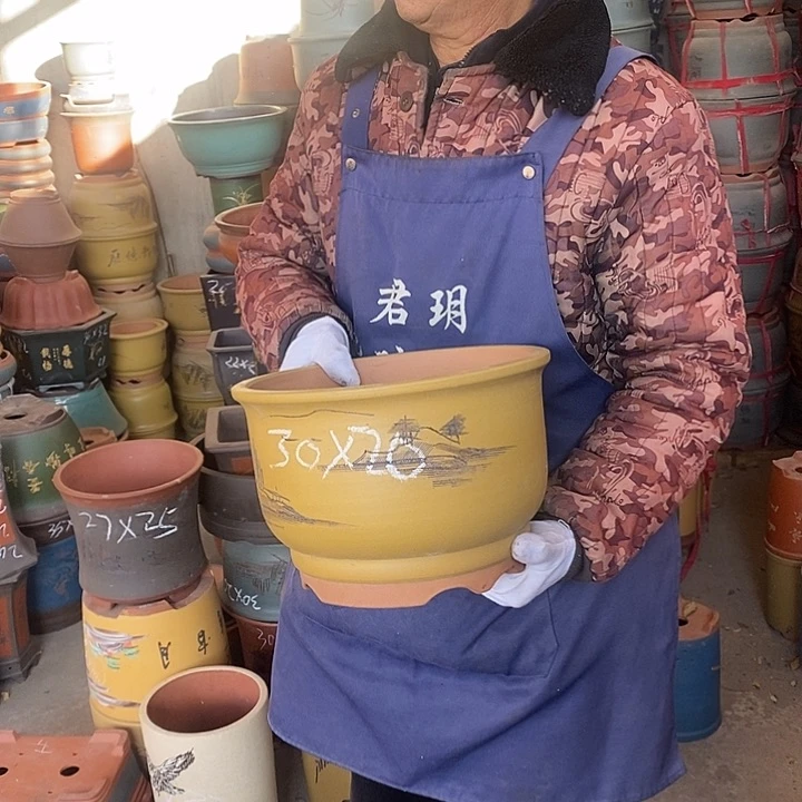 紫砂花盆紫砂花盆