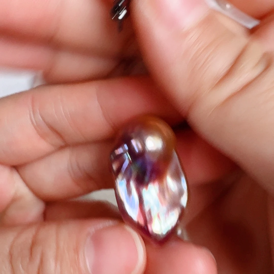 淡水珍珠银S925镶嵌颈饰阿*儿