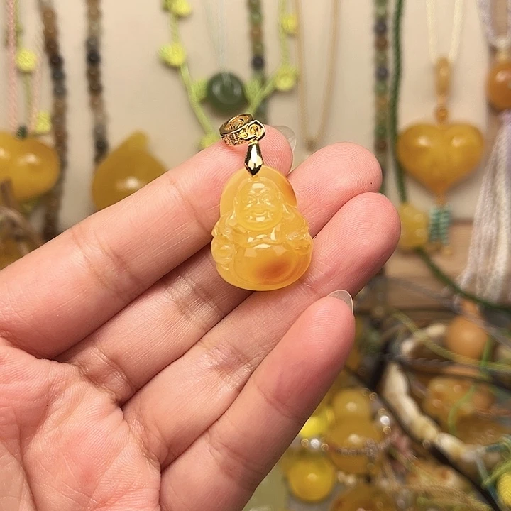 蜜蜡颈饰未镶嵌蜜蜡
