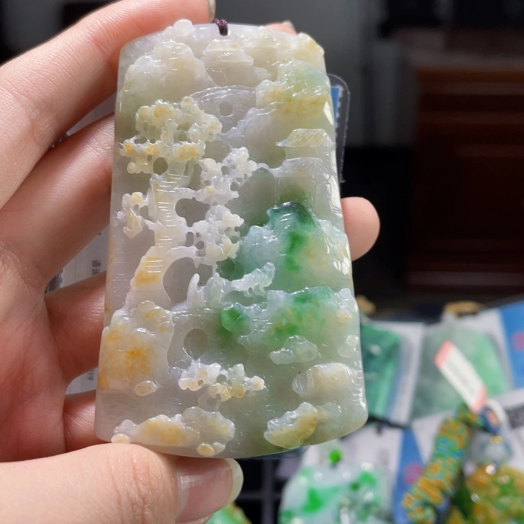 颈饰未镶嵌翡翠翡翠