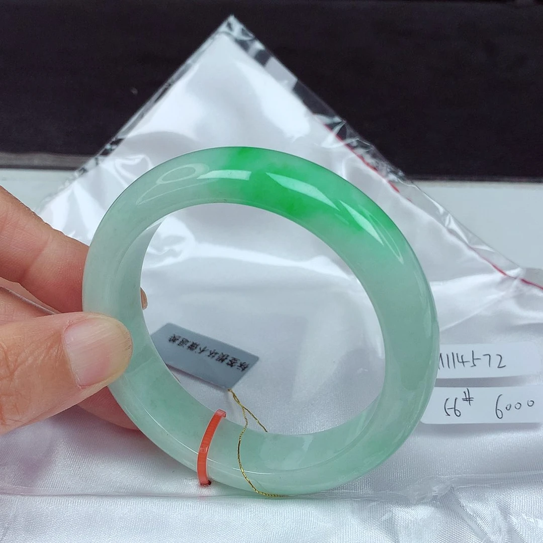 未镶嵌手镯翡翠56圈4572