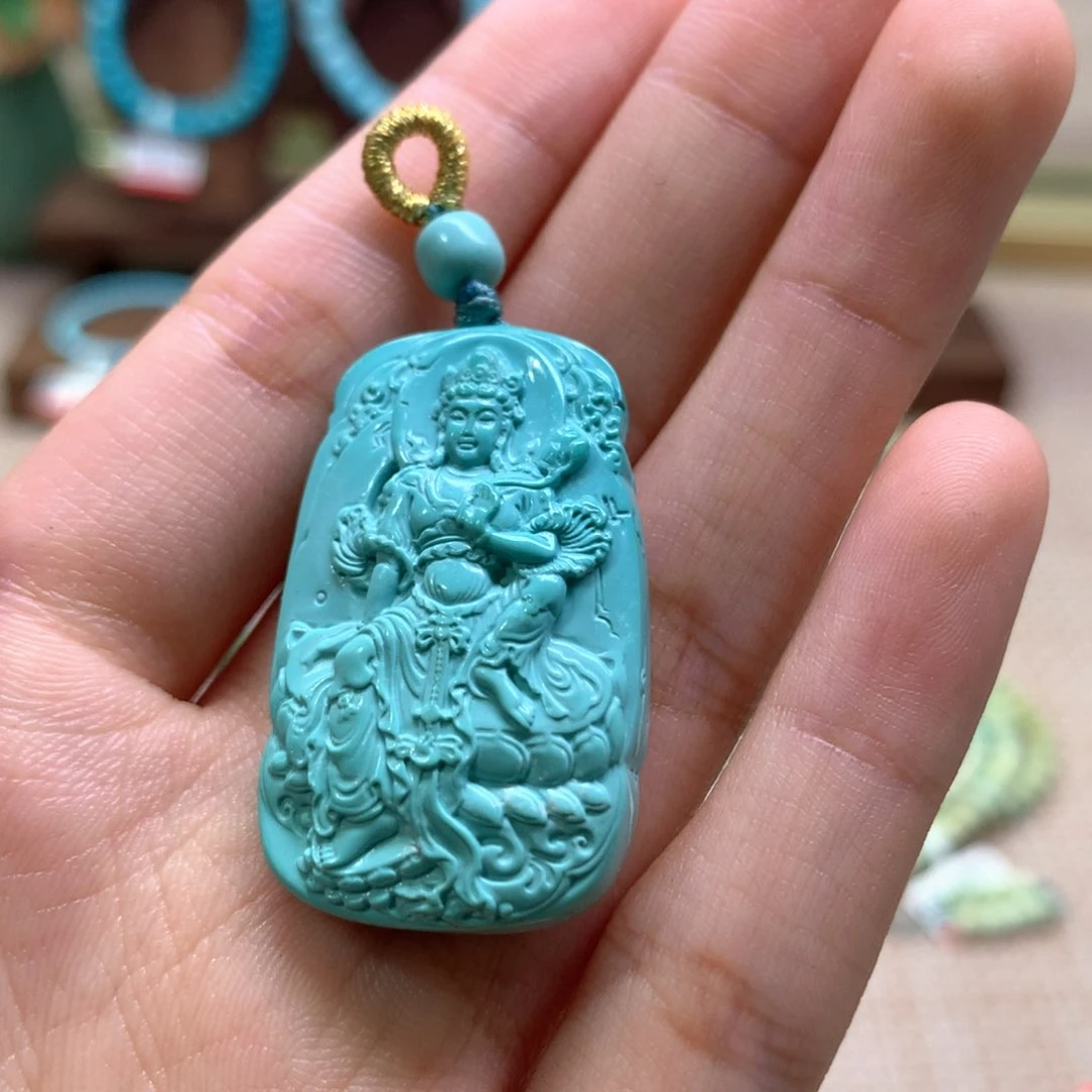 绿松石未镶嵌配饰