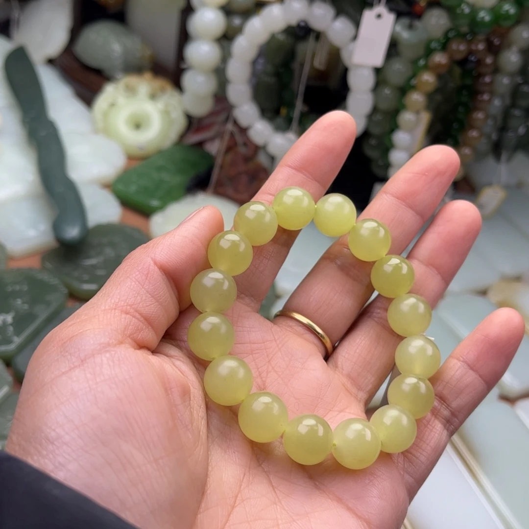 和田玉（黄玉）未镶嵌手串