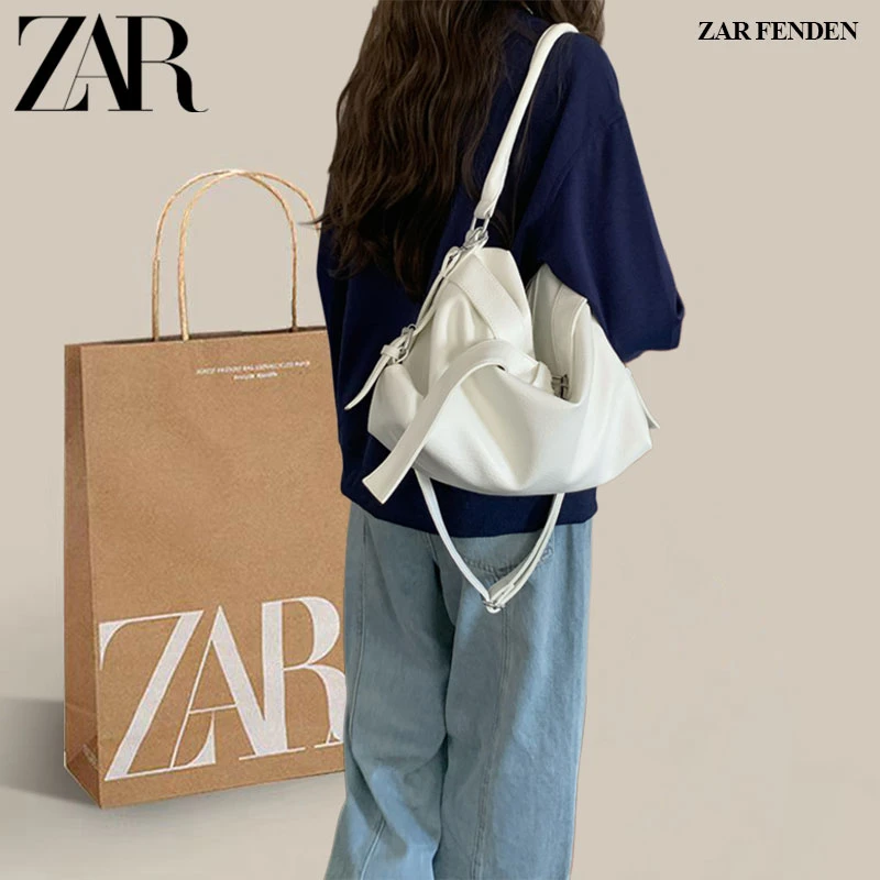 ZAR FENDEN大容量辣妹机车包个性时髦休闲单肩腋下通勤斜挎托特包