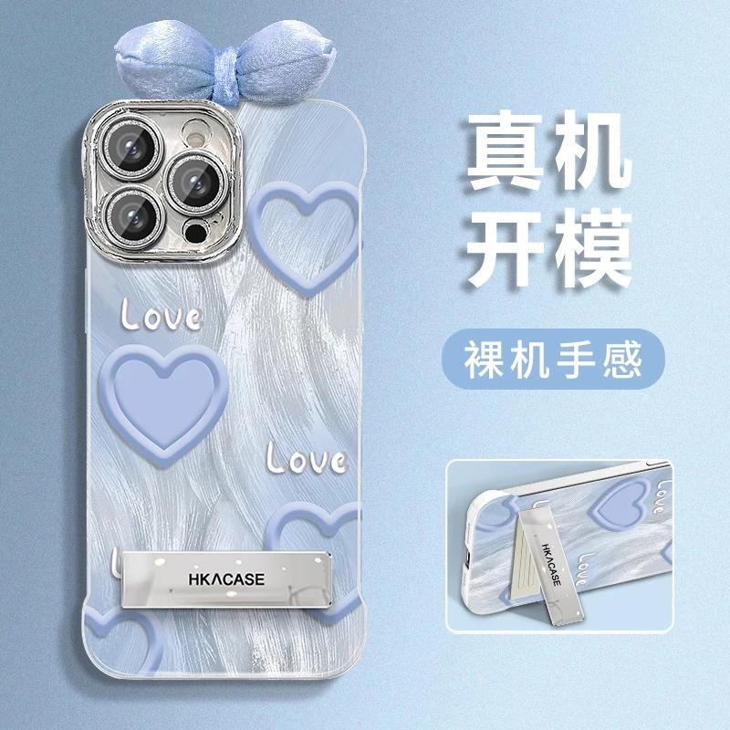 羽纱无框浪漫爱心适用苹果16手机壳iPhone15华为OPPO小米vivo女43