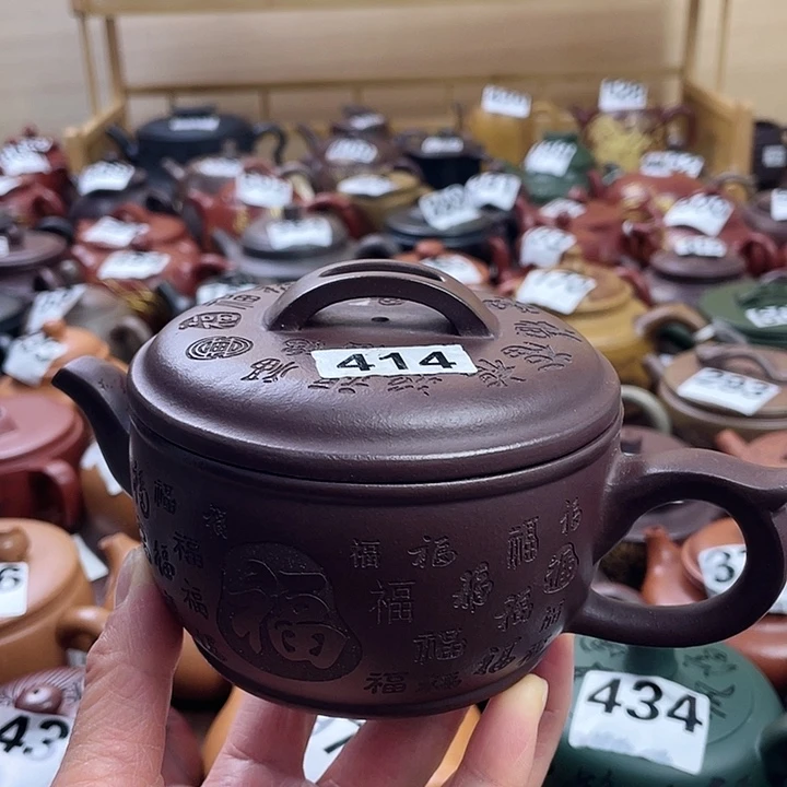 用***2紫砂茶壶微瑕紫砂