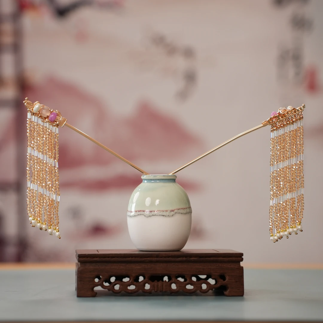 古悦倾城【汐涵】古风汉服发饰