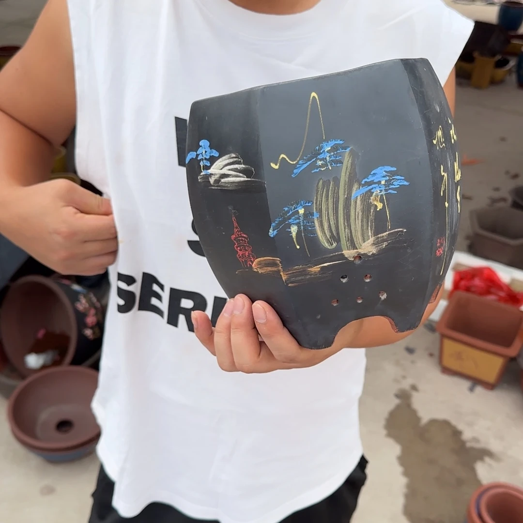 紫砂花盆口径15.20口径