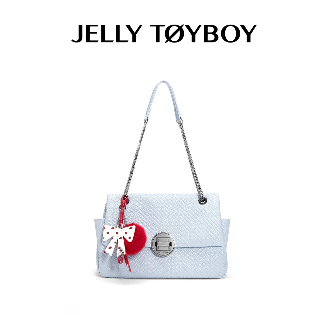 【新款】jtb包包.编织信封包.大容量牛皮包包女单肩包斜挎包腋下包