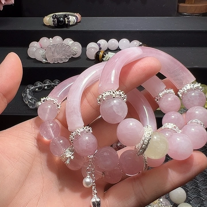 水晶手链未镶嵌T**线水晶手链