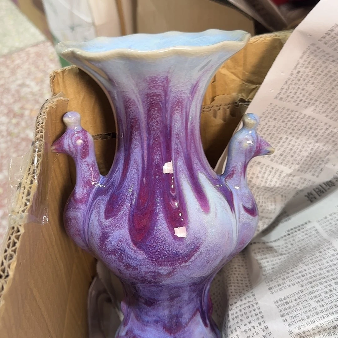 摆件陶郑家钧窑摆件