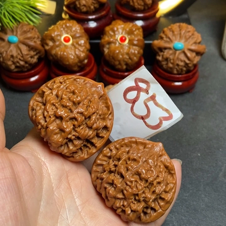 文玩核桃把件43官帽853