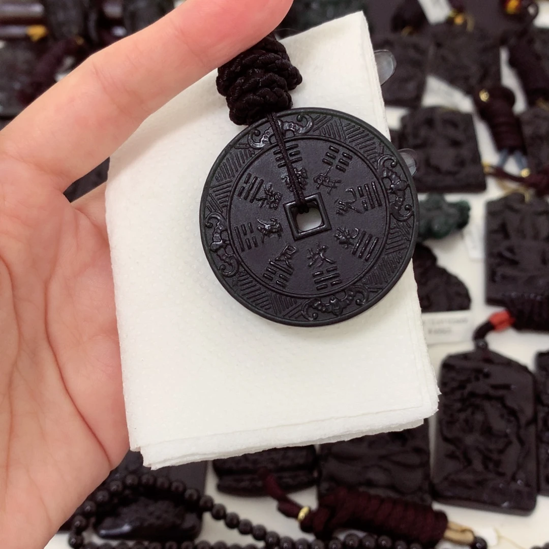 天然a货钢琴黑挂件