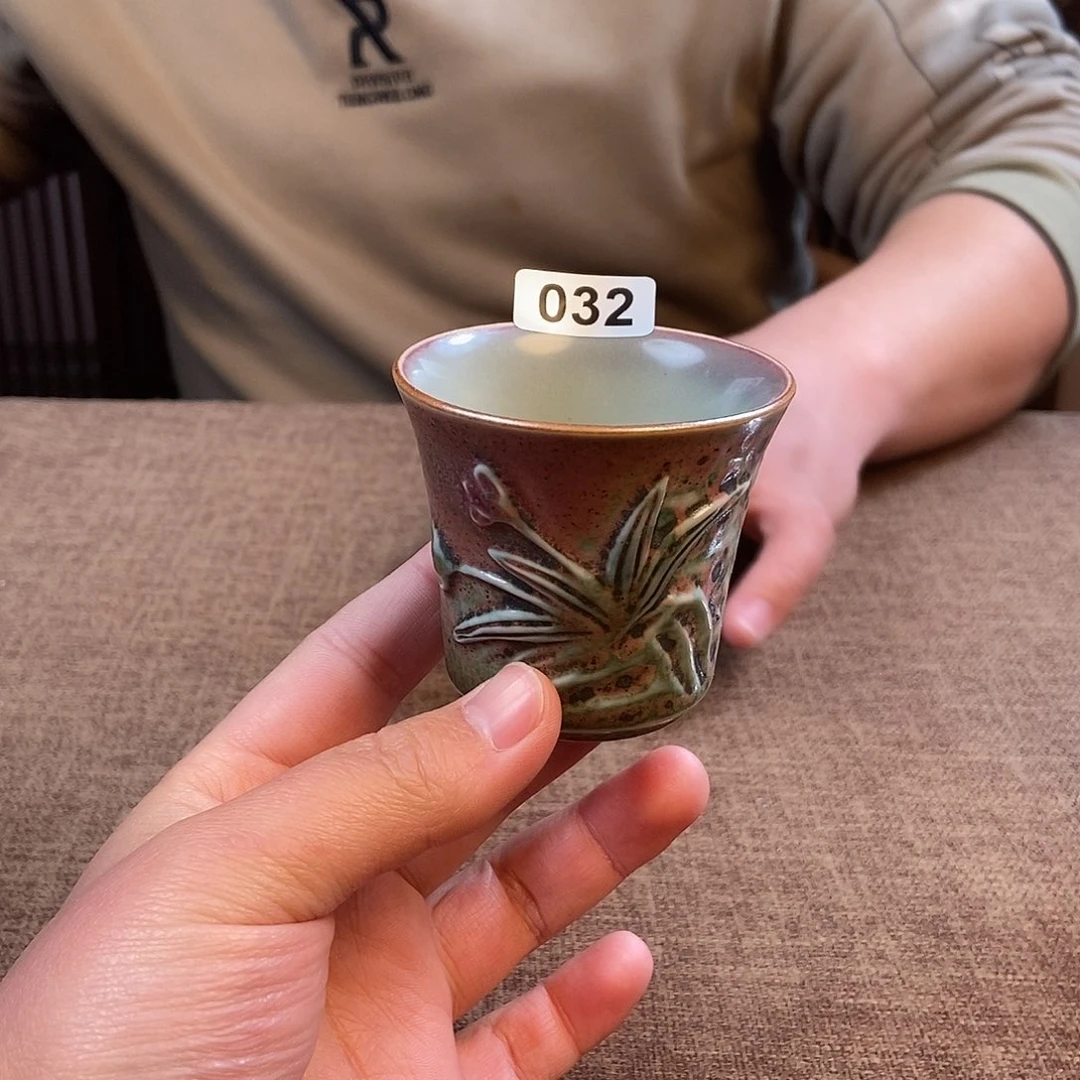 瓷片钧瓷主人杯杯