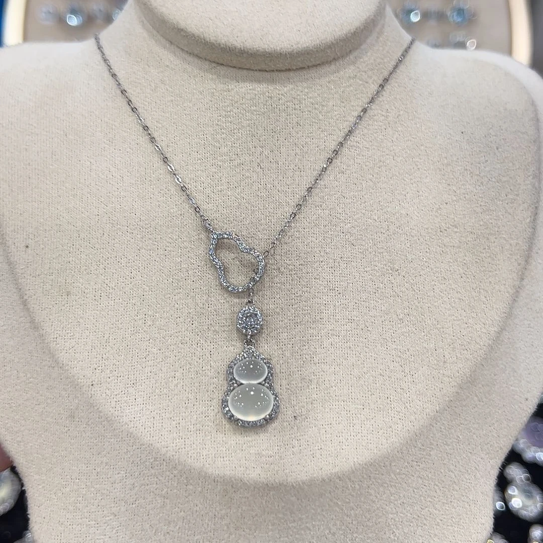 芙蓉石戒指银S925镶嵌