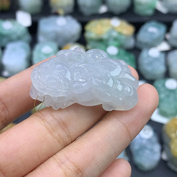翡翠未镶嵌颈饰天然缅甸翡翠