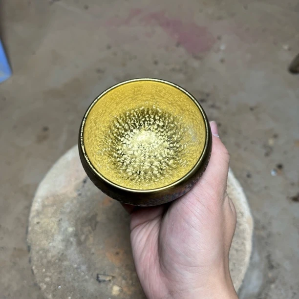 高端手工制作（双面金钻）茶杯 主人杯