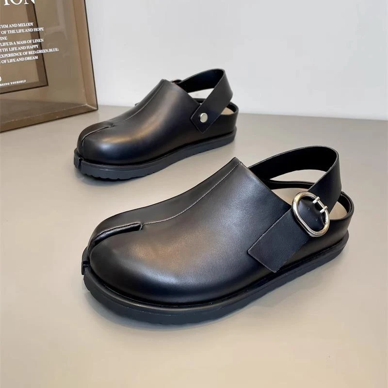 平底小众马蹄拖时装2025半女厚底拖鞋女鞋鞋子女款爆款2025新款