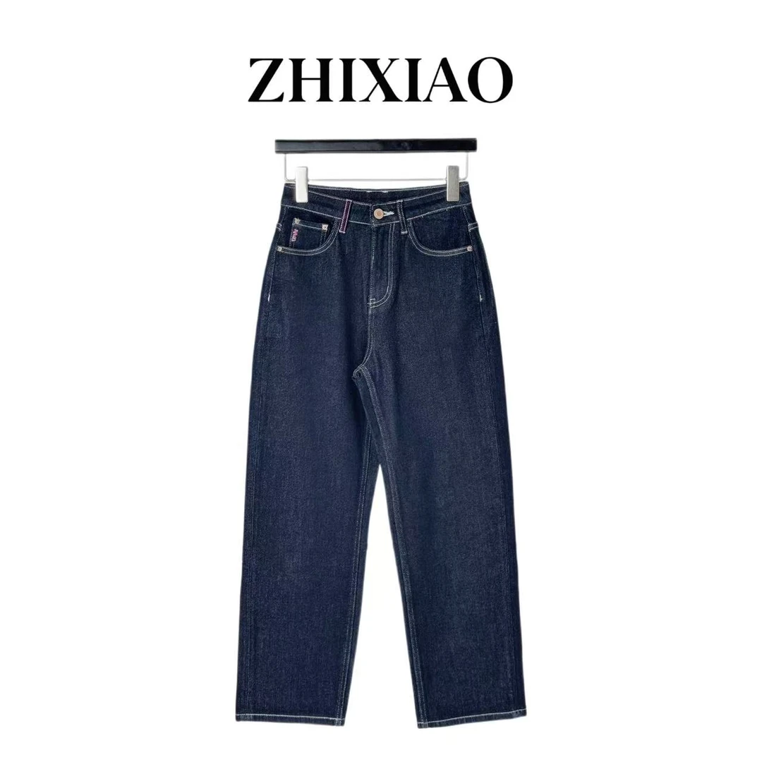 【ZHIXIAO】秋冬新款：极简牛仔裤96183