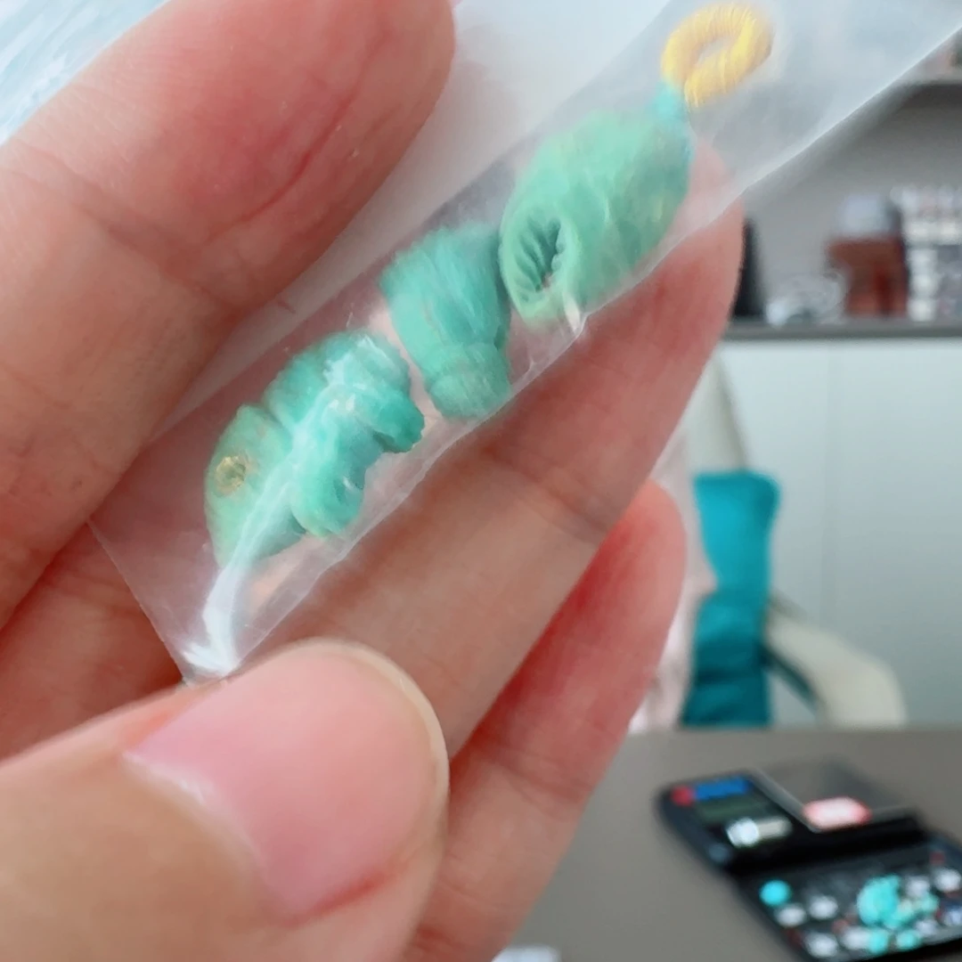 未镶嵌绿松石珠宝奇石
