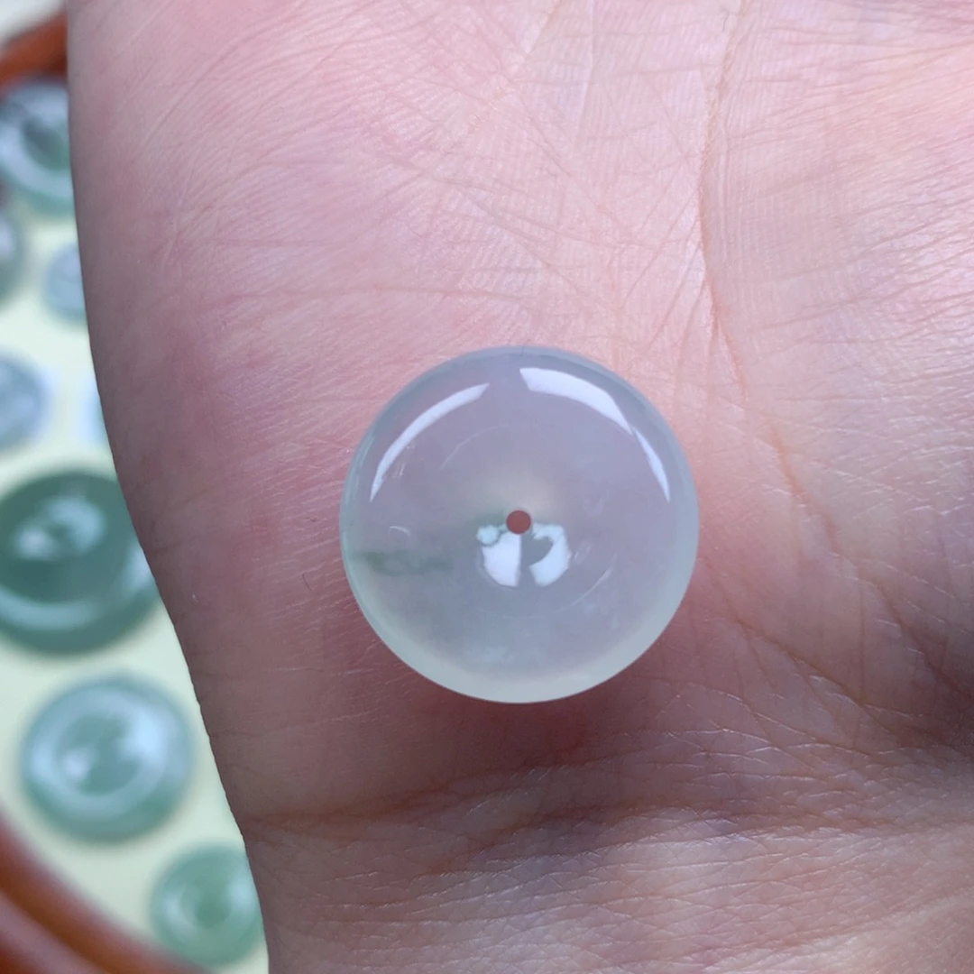 翡翠未镶嵌颈饰吊坠19/5.3mm