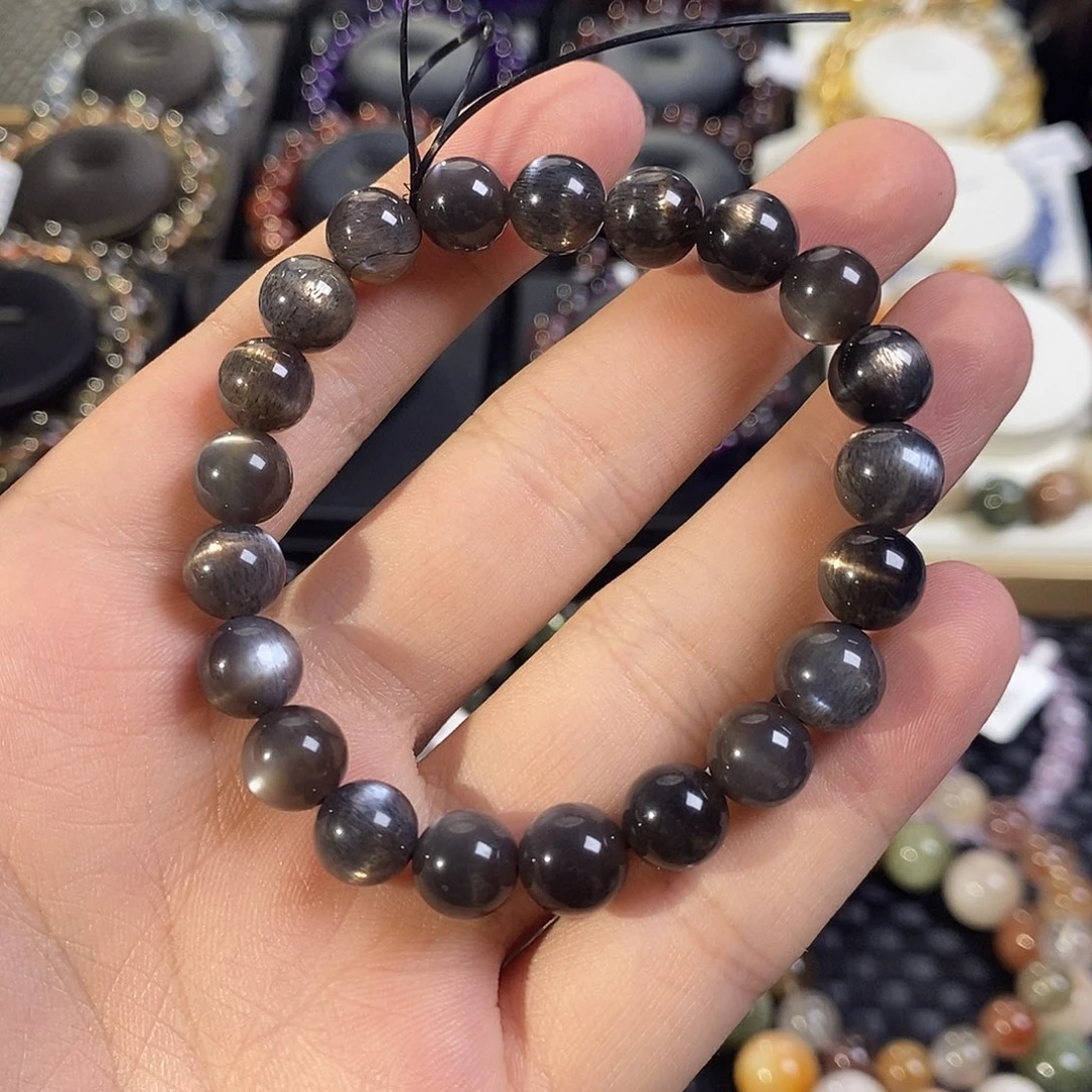 手链未镶嵌长石黑金骨干